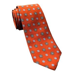 Robert Talbott Silk Tie Best of Class Geo Floral Medallion